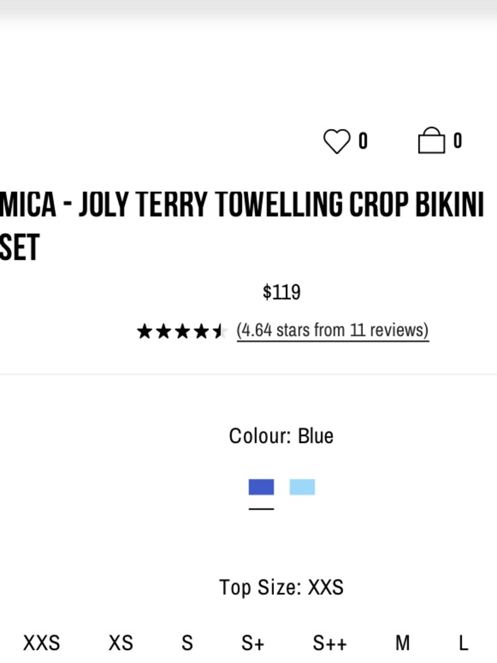 TRIANGL bikini BOTTOM ONLY - Mica joly blue stripe - Picture 3 of 3